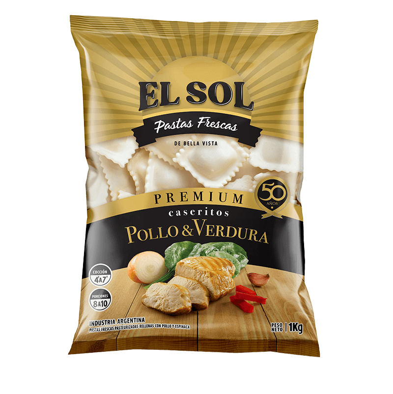 Caseritos de Pollo y Verdura