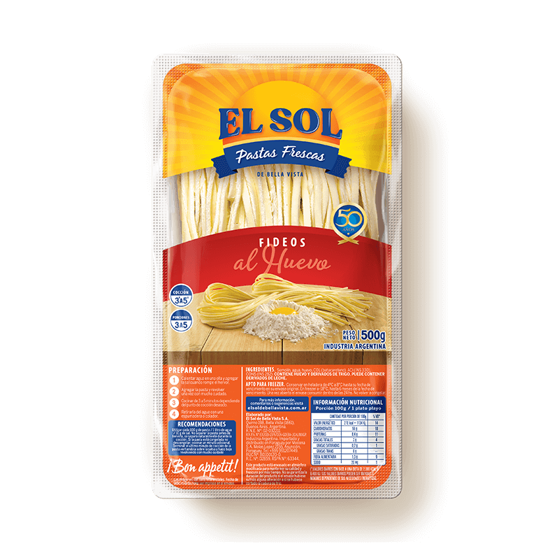 Fideos al Huevo