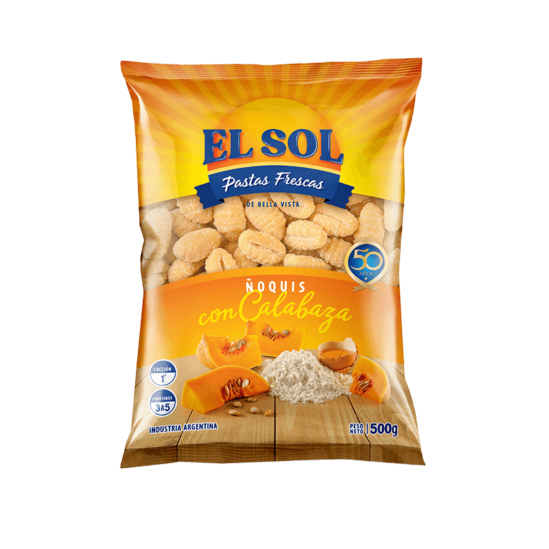Ñoquis con Calabaza