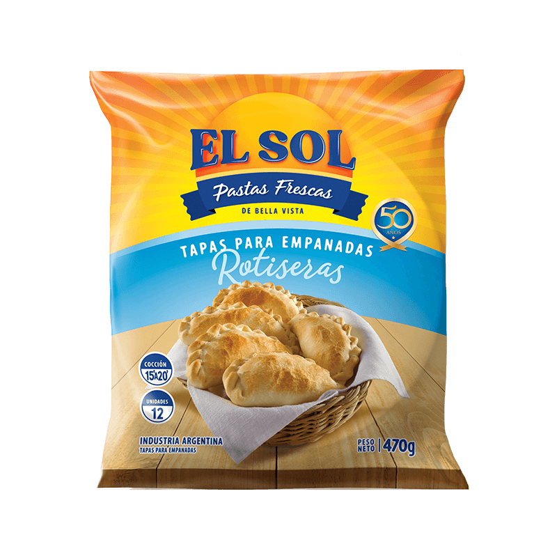 Tapas para Empanada Rotiseras