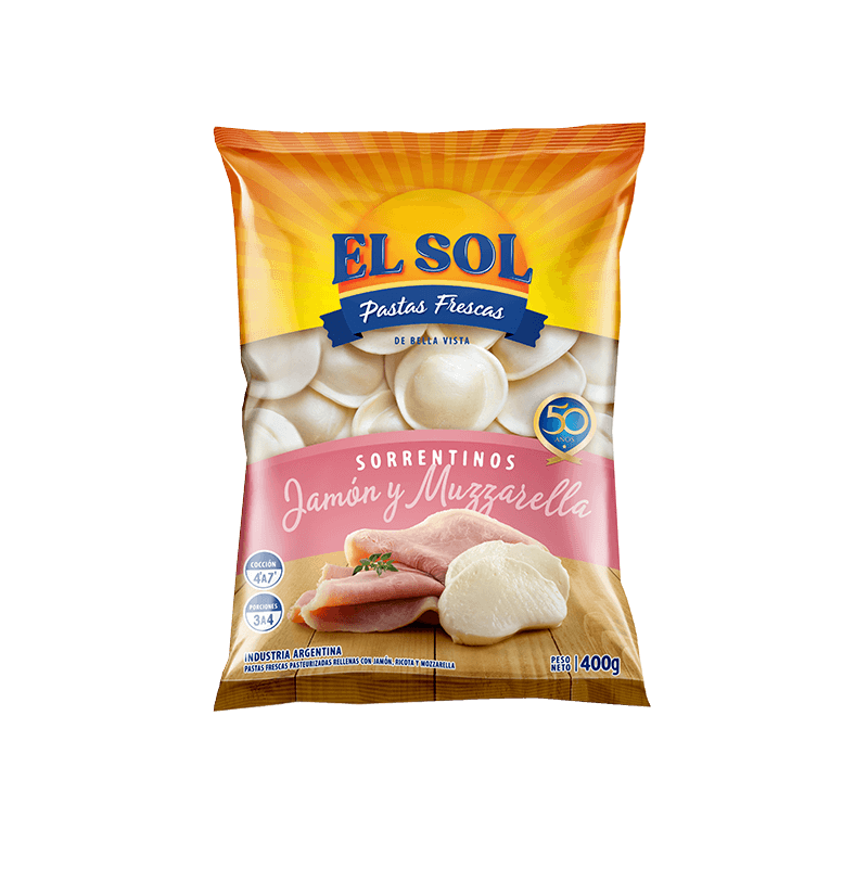 Sorrentinos de Jamón y Mozzarella