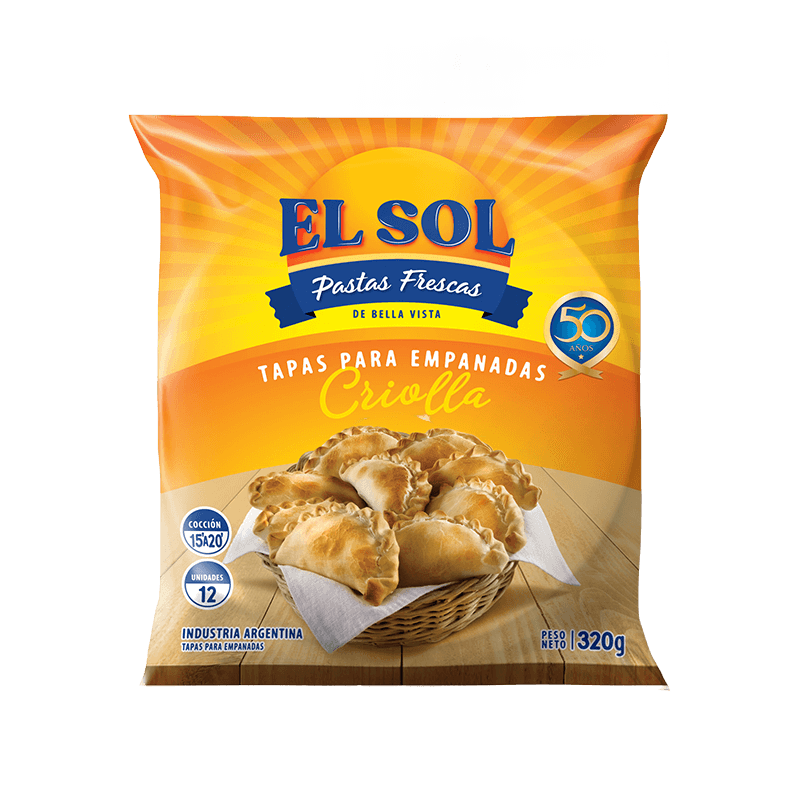 Tapas para Empanada Criolla